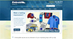 Desktop Screenshot of embroidme-manassas.com